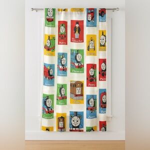 Vintage 1992 Thomas the Train Curtain Panel Fabric
